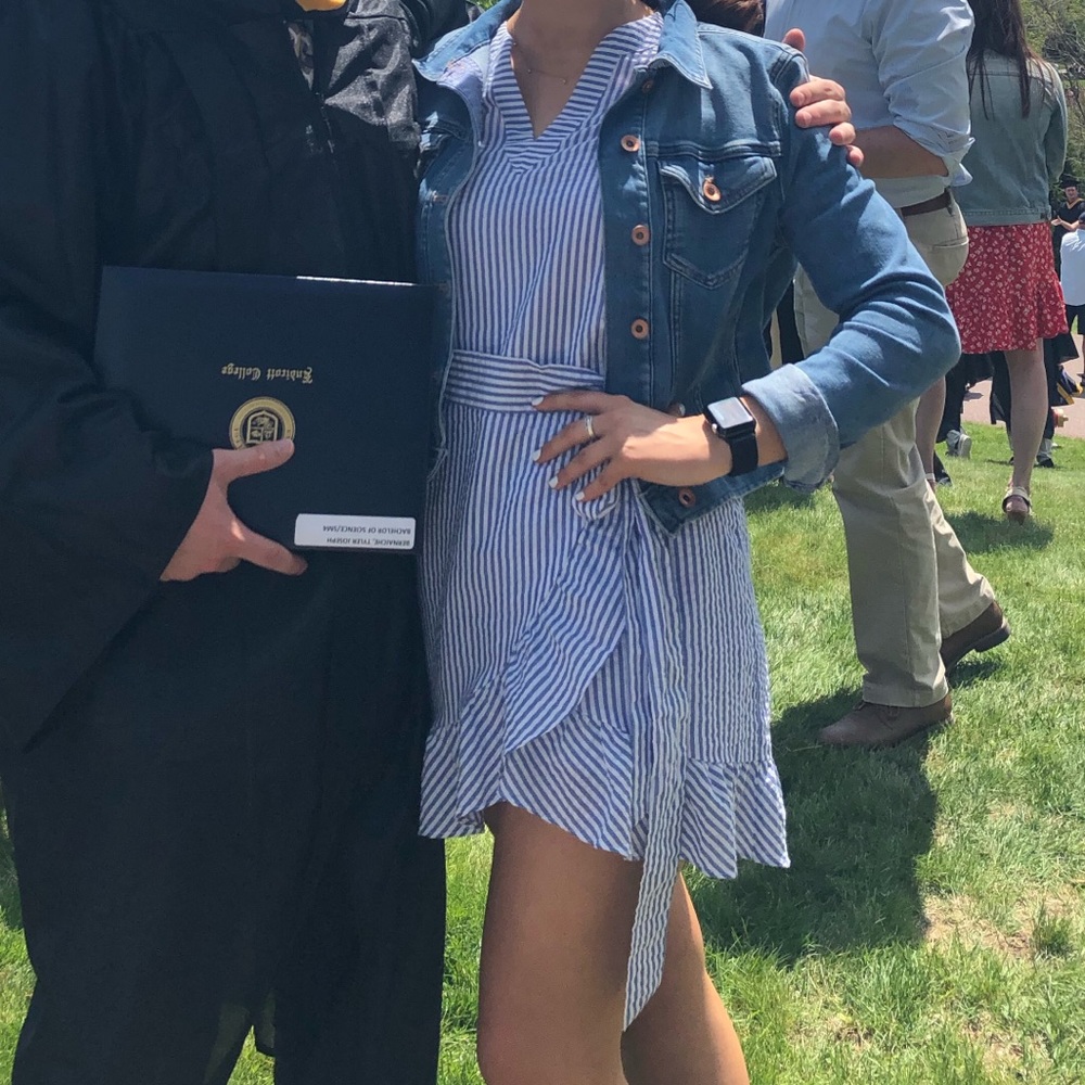 Vineyard Vines Seersucker Wrap Dress